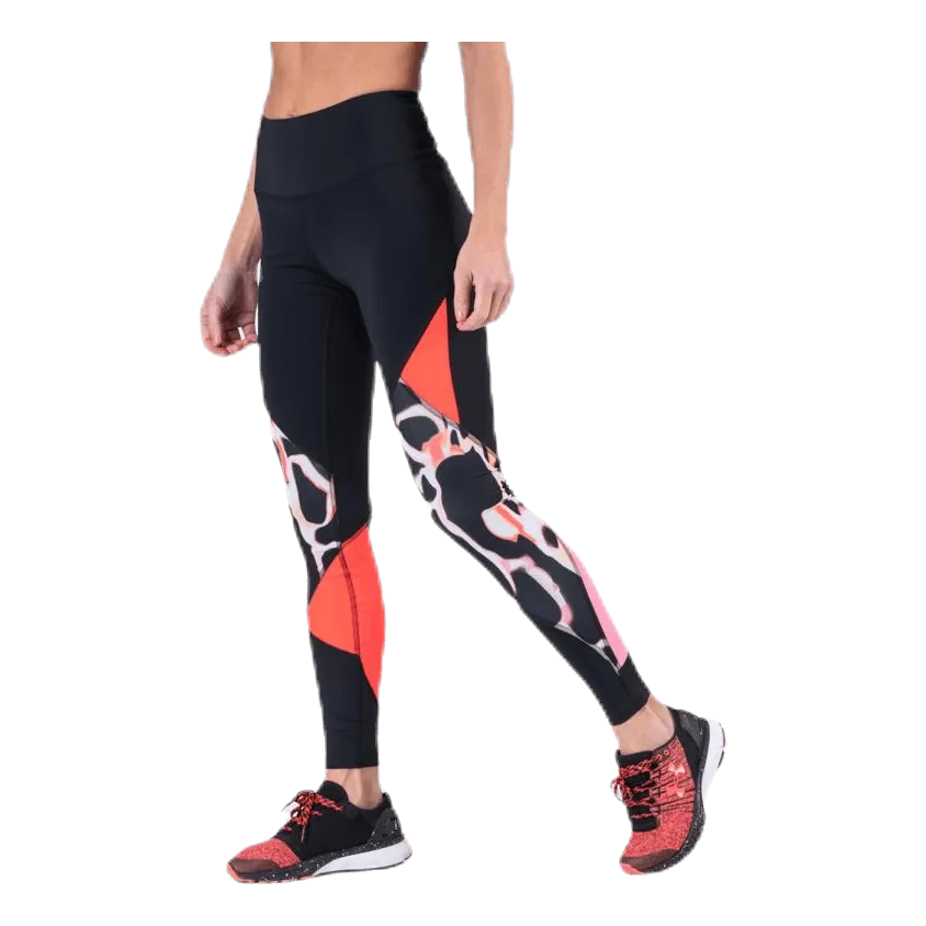 Under Armour UA Rush Print Color Block Leggings Black