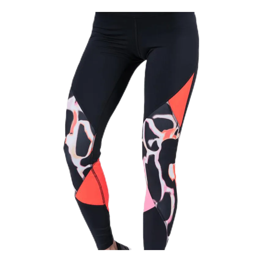 Under Armour UA Rush Print Color Block Leggings Black