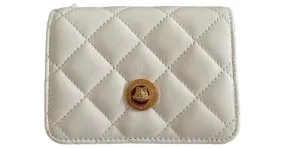 Versace La medusa Monedero Blanco 