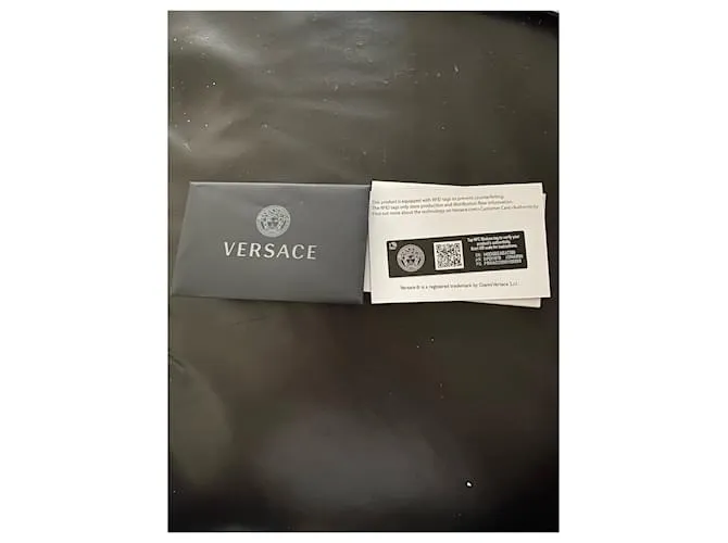 Versace La medusa Monedero Blanco 