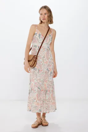 Vestido Midi Estampado Paisley