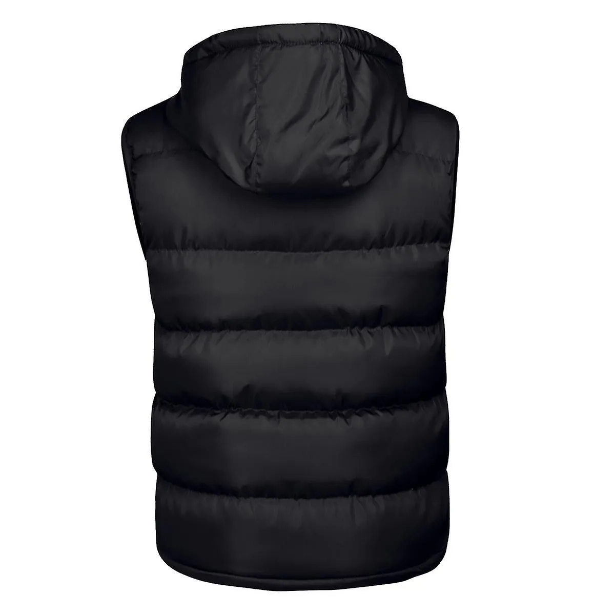 Yynuda Hombre Desmontable Con capucha Hacia abajo Chaqueta sin mangas Cuello de lana Casual Puffer Chaleco