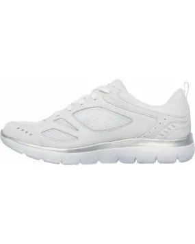 Zapatillas deporte SKECHERS  de Mujer ZAPATILLAS SUMMITS-SUITED  WHITE