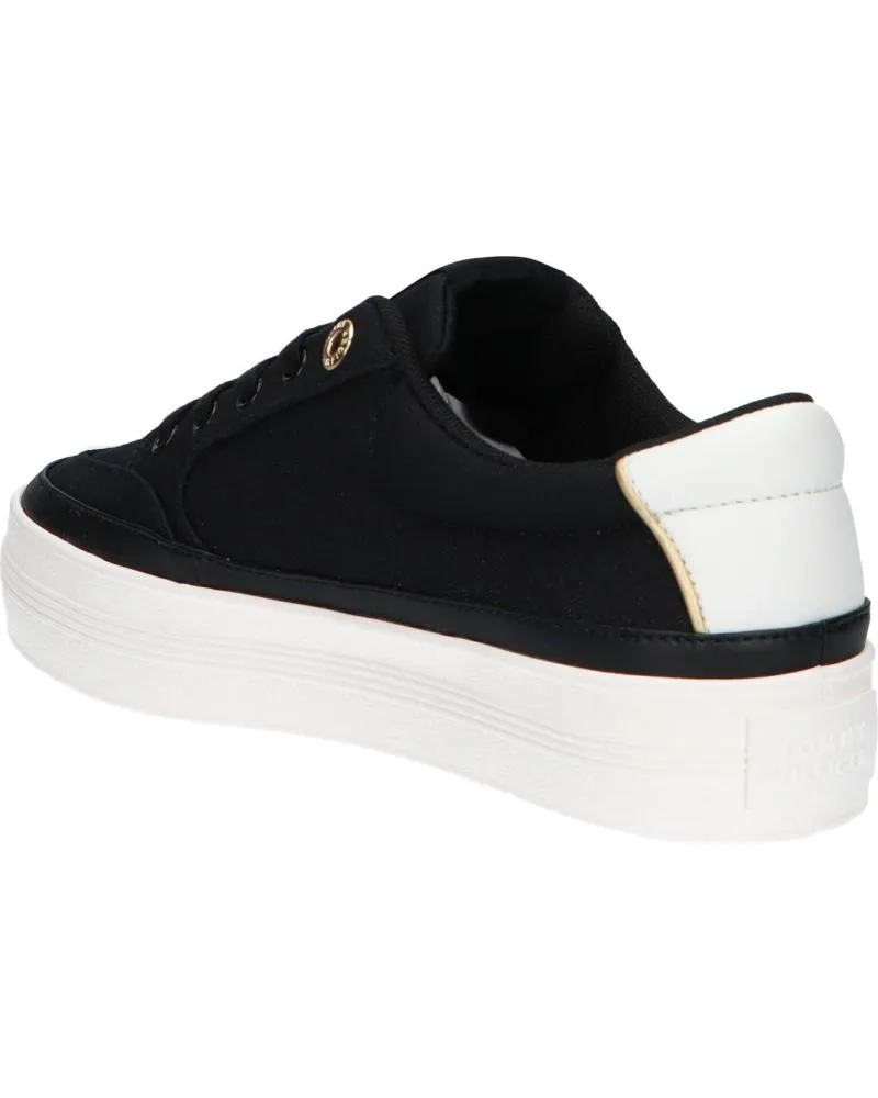 Zapatillas deporte TOMMY HILFIGER  de Mujer FW0FW08323 ESSENTIAL VULC TEXTILE SNEAKER  BDS BLACK