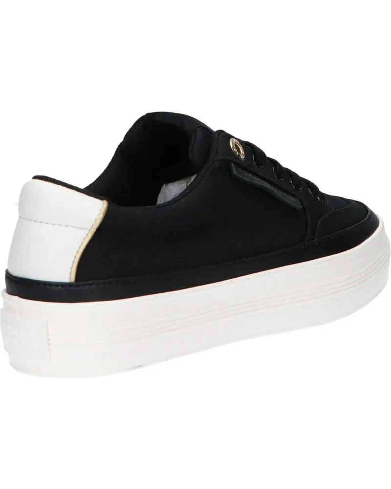 Zapatillas deporte TOMMY HILFIGER  de Mujer FW0FW08323 ESSENTIAL VULC TEXTILE SNEAKER  BDS BLACK