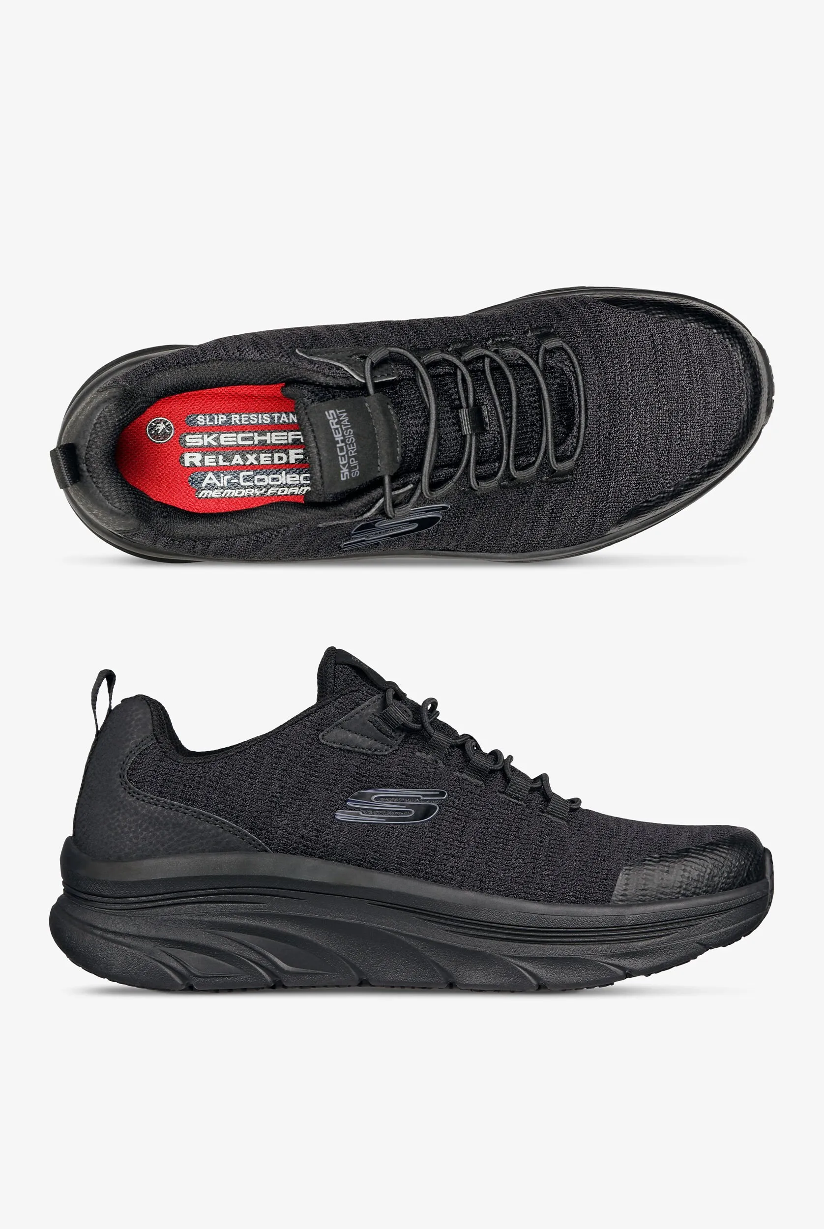 Zapatillas deportivas Skechers Work D'Lux Walker Black para hombre