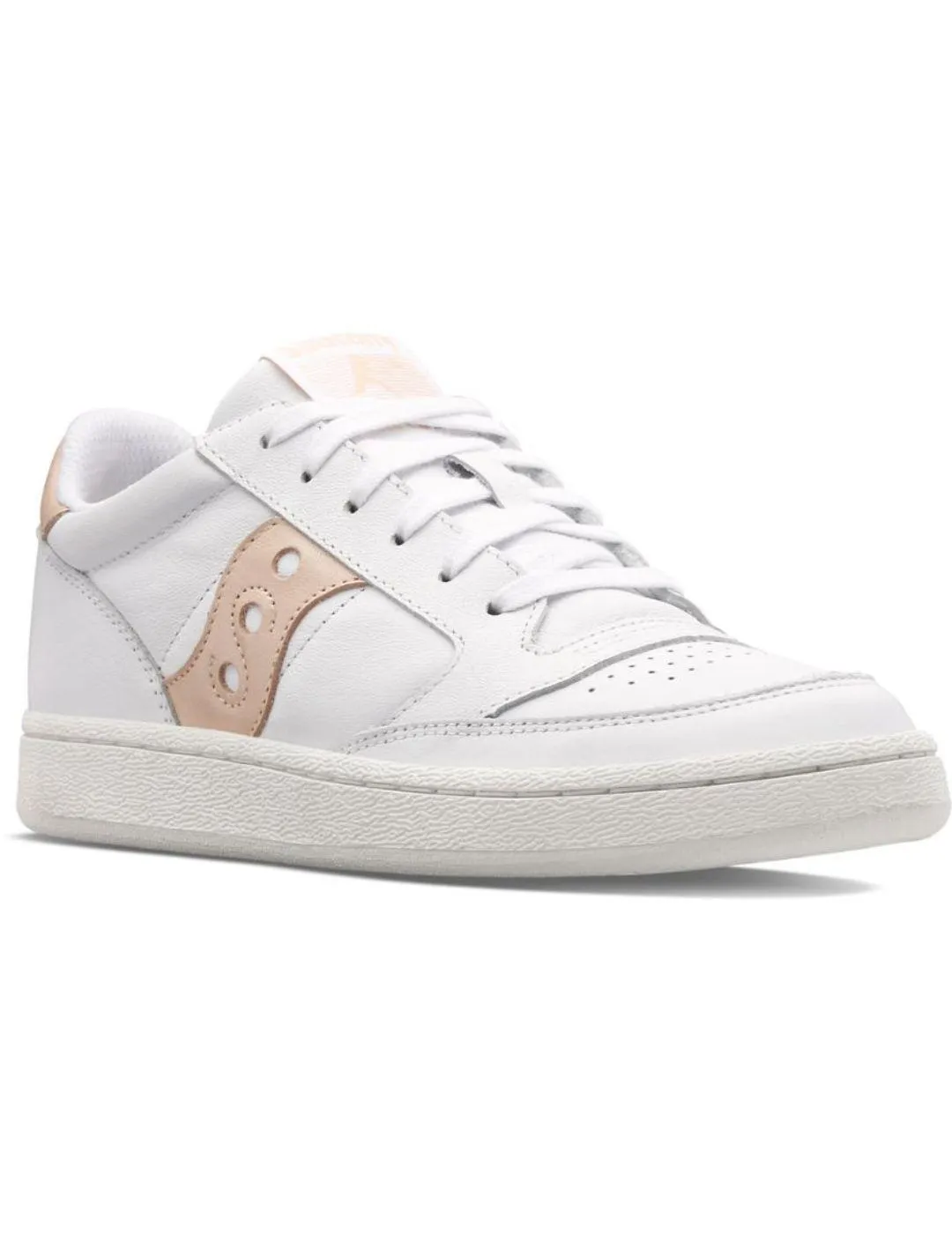 Zapatillas Saucony Court blanco/beige mujer-a