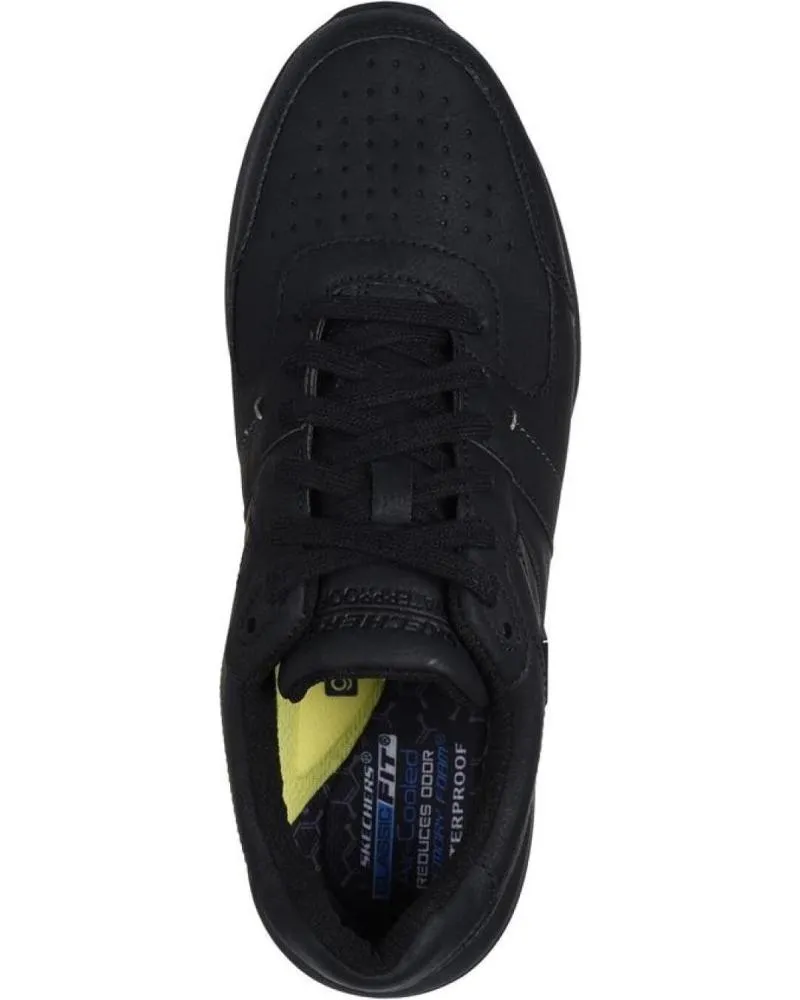 Zapatos SKECHERS  de Hombre NETSON GANDER NEGRA  NEGRO