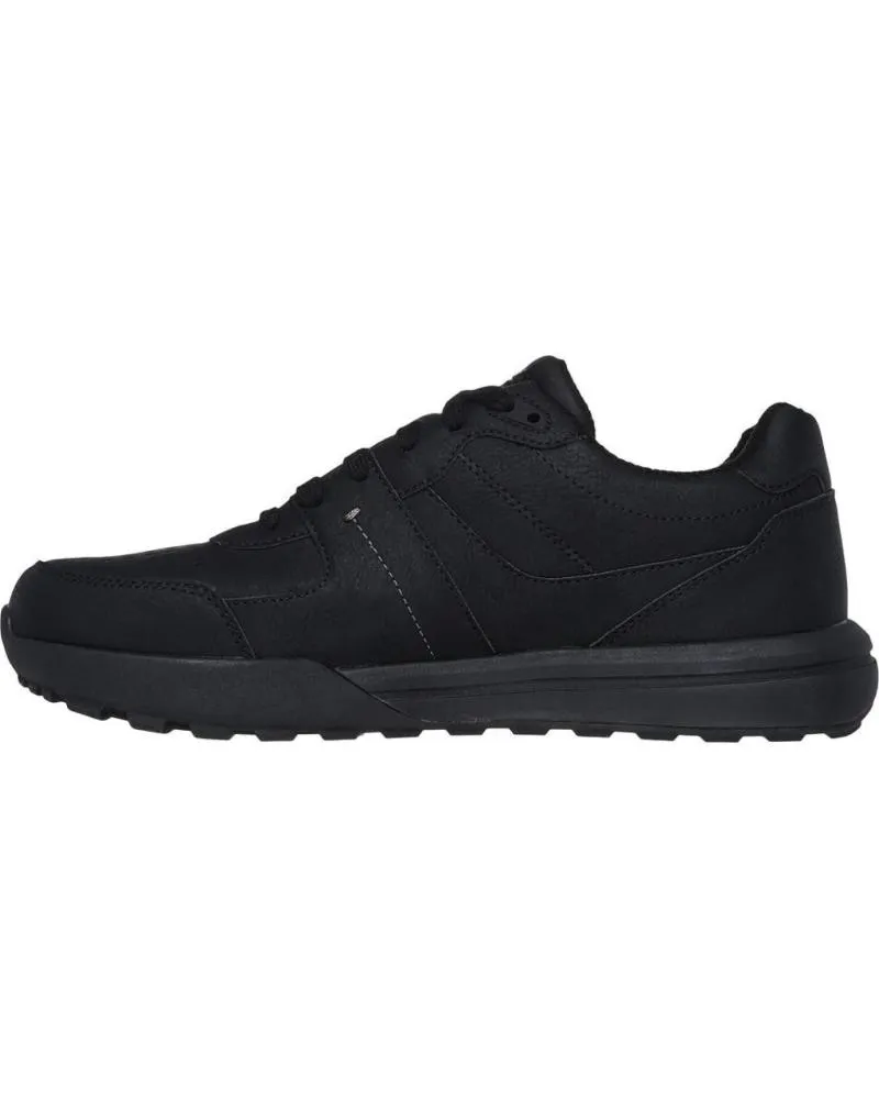 Zapatos SKECHERS  de Hombre NETSON GANDER NEGRA  NEGRO